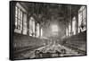 The Great Hall of the Middle Temple, from 'London Pictures: Drawn with Pen and Pencil', by Rev.…-null-Framed Stretched Canvas