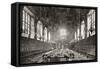 The Great Hall of the Middle Temple, from 'London Pictures: Drawn with Pen and Pencil', by Rev.…-null-Framed Stretched Canvas