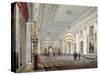 The Great Hall, Winter Palace, St. Petersburg, 1837-Vasili Semenovich Sadovnikov-Stretched Canvas