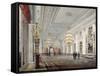 The Great Hall, Winter Palace, St. Petersburg, 1837-Vasili Semenovich Sadovnikov-Framed Stretched Canvas