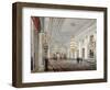 The Great Hall, Winter Palace, St. Petersburg, 1837-Vasili Semenovich Sadovnikov-Framed Giclee Print