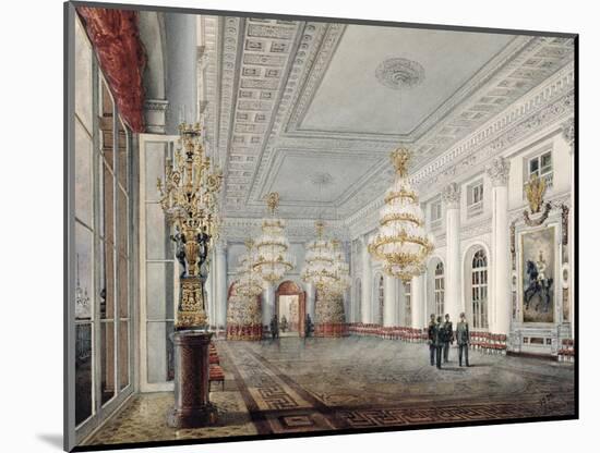 The Great Hall, Winter Palace, St. Petersburg, 1837-Vasili Semenovich Sadovnikov-Mounted Giclee Print