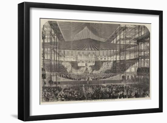 The Great Handel Festival at the Crystal Palace-null-Framed Giclee Print