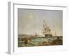 The Great Harbour of Malta from Corlandine Point, 1854-James Wilson Carmichael-Framed Giclee Print