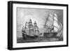 The Great Harry, Man of War, the Largest Ship in the World During the Reign of Henry VIII, C1857-T Sherratt-Framed Giclee Print