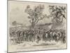 The Great Heat, an Early Morning March of British Troops in India-null-Mounted Giclee Print