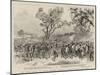 The Great Heat, an Early Morning March of British Troops in India-null-Mounted Giclee Print