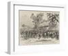 The Great Heat, an Early Morning March of British Troops in India-null-Framed Giclee Print