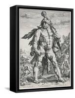 The Great Hercules, 1589-Hendrik Goltzius-Framed Stretched Canvas