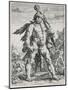 The Great Hercules, 1589-Hendrik Goltzius-Mounted Giclee Print