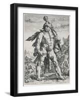 The Great Hercules, 1589-Hendrik Goltzius-Framed Giclee Print
