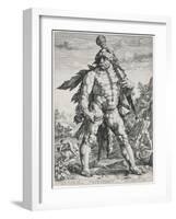 The Great Hercules, 1589-Hendrik Goltzius-Framed Giclee Print