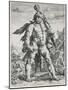 The Great Hercules, 1589-Hendrik Goltzius-Mounted Giclee Print