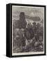 The Great Highway of Central Asia-William Heysham Overend-Framed Stretched Canvas