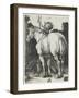 The Great Horse, 1505-Albrecht Dürer-Framed Giclee Print