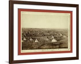 The Great Hostile Camp-John C. H. Grabill-Framed Giclee Print