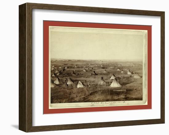 The Great Hostile Camp-John C. H. Grabill-Framed Giclee Print