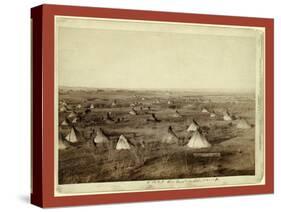 The Great Hostile Camp-John C. H. Grabill-Stretched Canvas