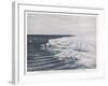 The Great Ice Barrier Looking East from Cape Crozier in Antarctica-Edward A. Wilson-Framed Art Print