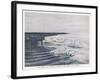 The Great Ice Barrier Looking East from Cape Crozier in Antarctica-Edward A. Wilson-Framed Art Print