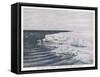 The Great Ice Barrier Looking East from Cape Crozier in Antarctica-Edward A. Wilson-Framed Stretched Canvas