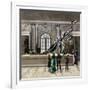 The Great Iguanodon Skeleton at the Brussels Museum, 1880s-null-Framed Giclee Print