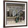 The Great Iguanodon Skeleton at the Brussels Museum, 1880s-null-Framed Giclee Print