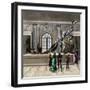 The Great Iguanodon Skeleton at the Brussels Museum, 1880s-null-Framed Giclee Print