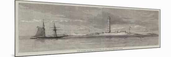 The Great Isaacs Lighthouse on the Great Bahama Bank-null-Mounted Giclee Print