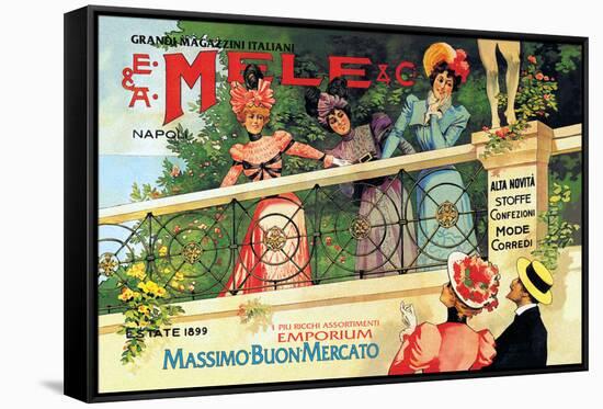 The Great Italian Store and Emporium, E. A. Mele-Aleardo Villa-Framed Stretched Canvas