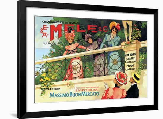 The Great Italian Store and Emporium, E. A. Mele-Aleardo Villa-Framed Premium Giclee Print