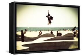 The Great Jump-Giuseppe Torre-Framed Stretched Canvas