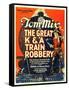 The Great K&A Train Robbery, Tom Mix, 1926-null-Framed Stretched Canvas