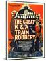 The Great K&A Train Robbery, Tom Mix, 1926-null-Mounted Art Print