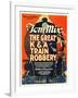 The Great K&A Train Robbery, Tom Mix, 1926-null-Framed Art Print