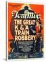 The Great K&A Train Robbery, Tom Mix, 1926-null-Stretched Canvas