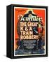 The Great K&A Train Robbery, Tom Mix, 1926-null-Framed Stretched Canvas