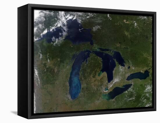 The Great Lakes-Stocktrek Images-Framed Stretched Canvas