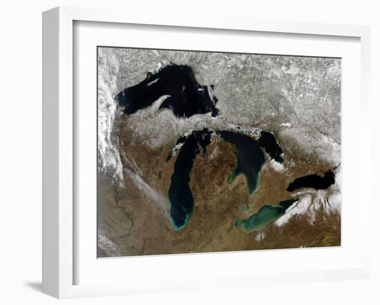 The Great Lakes-Stocktrek Images-Framed Photographic Print