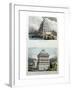 The Great Lighthouse of Alexandria and the Mausoleum at Halicarnassus-Ferdinand Knab-Framed Giclee Print