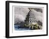 The Great Lighthouse of Alexandria, from a Series of the "Seven Wonders of the World"-Ferdinand Knab-Framed Giclee Print