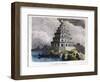 The Great Lighthouse of Alexandria, from a Series of the "Seven Wonders of the World"-Ferdinand Knab-Framed Giclee Print