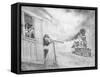 The Great Locomotive Chase, 1862-null-Framed Stretched Canvas