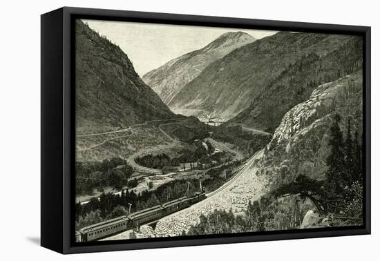 The Great Loop at Georgetown, 1891, USA-null-Framed Stretched Canvas