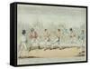 The Great Match Between Randall and Martin-George Cruikshank-Framed Stretched Canvas