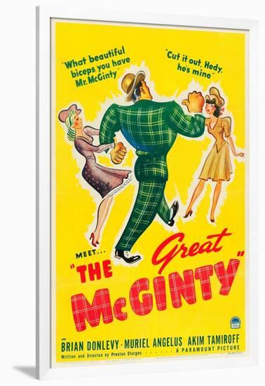 THE GREAT MCGINTY, US poster art, 1940.-null-Framed Art Print