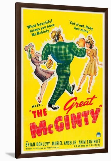 THE GREAT MCGINTY, US poster art, 1940.-null-Framed Art Print