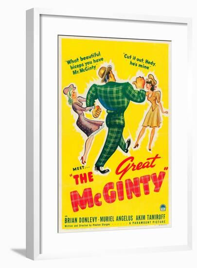 THE GREAT MCGINTY, US poster art, 1940.-null-Framed Art Print