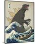 The Great Monster off Kanagawa-Michael Buxton-Mounted Art Print