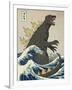 The Great Monster off Kanagawa-Michael Buxton-Framed Art Print